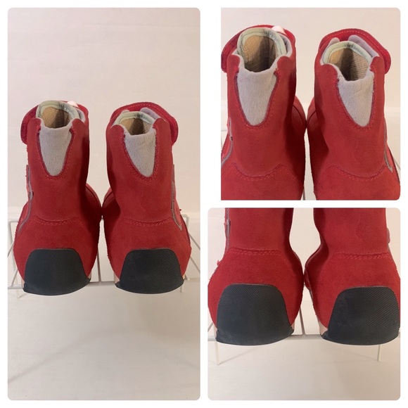Alpinestars Y2K Red Vintage Suede Racing Boots/EUC - Picture 15 of 17